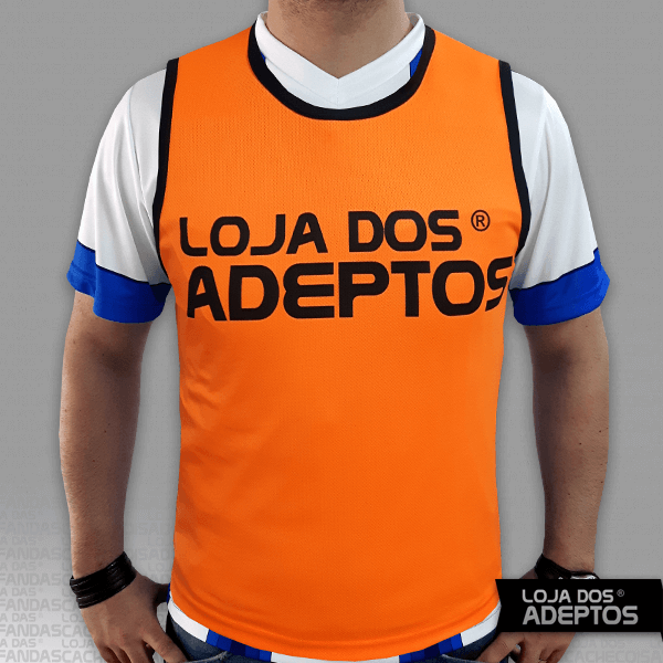 Colete Futebol Laranja Fluor